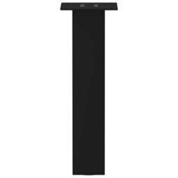 Berkfield Coffee Table Legs 4 Pcs Black 42 Cm Steel - thumbnail 6