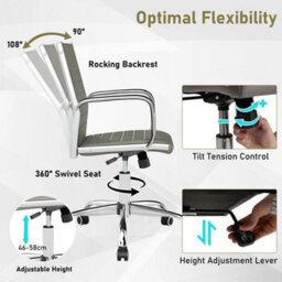 Office Chair Height Adjustable Conference Room Chair - thumbnail 6