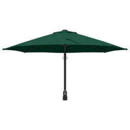 Berkfield Modern Garden Parasol Green, Black 248 X 248 X 148 Cm Polyester, Steel - thumbnail 4