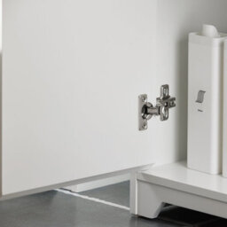 Sobuy Bzr108-Ii-W,under Sink Cabinet Vanity Unit Bathroom Storage Cabinet With 2 Doors Suitable For Pedestal Sinks - thumbnail 6