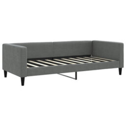 Berkfield Daybed With Trundle And Drawers Dark Grey 90X190 Cm Fabric - thumbnail 6