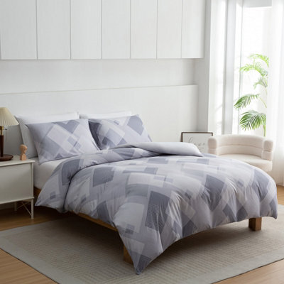 Pamposh Grace Single Duvet Cover Set Premium Brushed Microfiber Duvet Cover Single Ultrasoft Hypoallergenic Reversible With Zipper Closure - image 1
