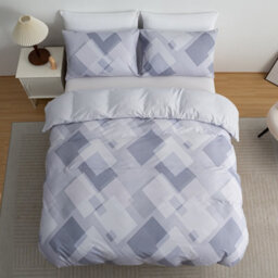 Pamposh Grace Single Duvet Cover Set Premium Brushed Microfiber Duvet Cover Single Ultrasoft Hypoallergenic Reversible With Zipper Closure - thumbnail 3