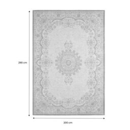 Sweeek - Indoor Rug With Baroque Pattern, Pink, Red And Blue, Melgy, 290X200 Cm - thumbnail 5