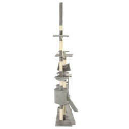 Vidaxl Cat Tree With Sisal Scratching Posts 230-250 Cm Grey - thumbnail 3
