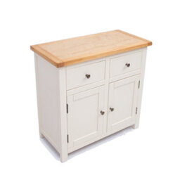 Cabinet Bits Maggiori Off White 2 Drawer 2 Door Sideboard Brass Knob - thumbnail 3