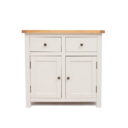 Cabinet Bits Maggiori Off White 2 Drawer 2 Door Sideboard Brass Knob