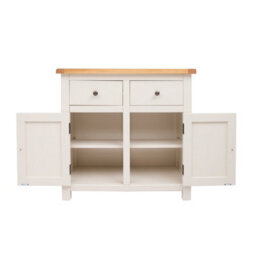 Cabinet Bits Maggiori Off White 2 Drawer 2 Door Sideboard Brass Knob - thumbnail 4