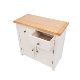 Cabinet Bits Maggiori Off White 2 Drawer 2 Door Sideboard Brass Knob - thumbnail 5