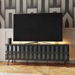 Frank Olsen Elevate Grey Tv Cabinet With Mood Lighting And Intelligent Eye