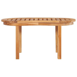 Berkfield 5 Piece Banana Garden Lounge Set Solid Teak Wood - thumbnail 9