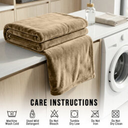 Pamposh Flannel Fleece Single Throw Blankets Microfiber Solid Blanket For Bed And Couch Ultrasoft Lightweight Plush Fleece Blanket - thumbnail 9