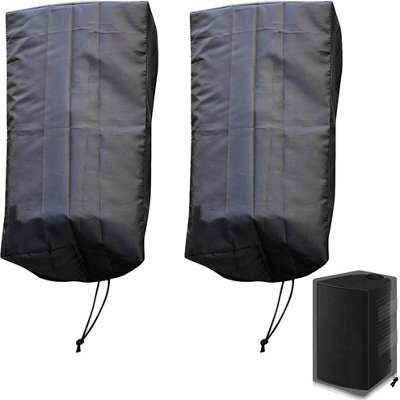 Set Of 2 Wall-Mounted Speaker Covers For Outdoor And Indoor Use - Weatherproof Waterproof Patio - image 1