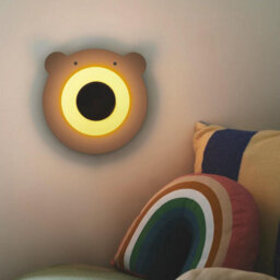 Nordlux Brunabear Metal Wall Light  Brown,plug In Or Mains