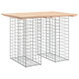 Berkfield Garden Bench Gabion Design 100X70X72 Cm Solid Wood Pine - thumbnail 2