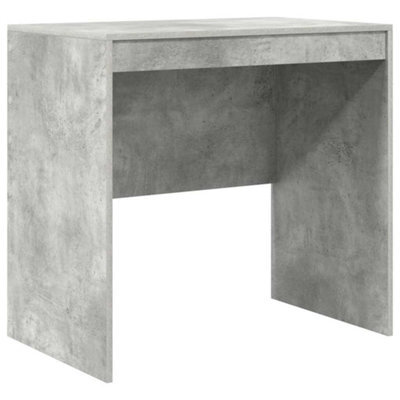 Berkfield Modern Desk Concrete Grey 80X50X76 Cm Engineered Wood - image 1