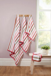 Rapport Home Amalfi Hand Towel Pure Cotton Pink - thumbnail 2