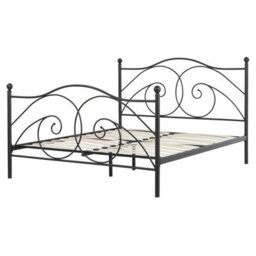 Beliani Bed Metal Dinard 160 X 200 Cm (Eu King Size) Black - thumbnail 6