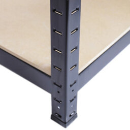 MonsterShop Monster Racking Garage Warehouse Shelving Unit Racking Bay, Black Boltless Unit 90 X 45 X 180 Cm - thumbnail 5