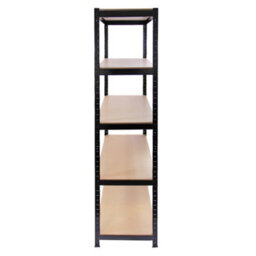 MonsterShop Monster Racking Garage Warehouse Shelving Unit Racking Bay, Black Boltless Unit 90 X 45 X 180 Cm - thumbnail 3