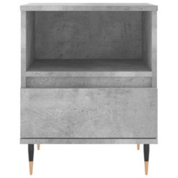 Berkfield Bedside Cabinet Concrete Grey 40X35X50 Cm Engineered Wood - thumbnail 5