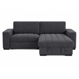 Furnishings For Less UK Frankie Grey Universal Corner Sofa Bed With Storage Usb & Cupholder - thumbnail 6
