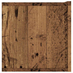 Berkfield Wall Mounted Tv Cabinet Old Wood 120X30X30 Cm Engineered Wood - thumbnail 5