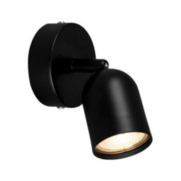Briloner Black Modern Gu10 Wall Light Spotlight Adjustable Metal Reading Spot Lamp Hallway Bedroom