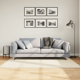 Walplus Shaggy Rug Pamplona High Pile Modern Cream 120X170 Cm - thumbnail 1