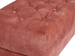 Beliani Upholstered Bench Roseville Velvet Pink - thumbnail 5
