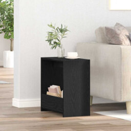 Walplus Side Table Black Oak 50 X 26 X 50 Cm Engineered Wood - thumbnail 4