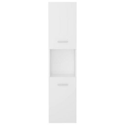 Vidaxl Bathroom Cabinet White 30X30X130 Cm Engineered Wood - thumbnail 7