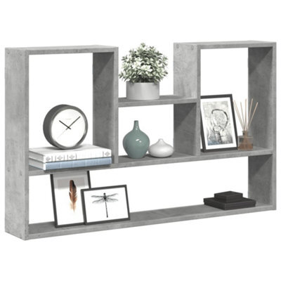 Berkfield Wall Shelf Concrete Grey 99X15X60 Cm Engineered Wood - image 1