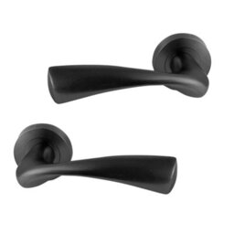 UAP Limited Uap Truro Internal Door Handle Set - Sleek Lever On Rose - Complete Latch Pack - Metal Grey - thumbnail 2