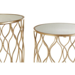 Orsina Versatile Design Set Of Two Side Tables, Sleek Industrial Table For Livingroom, Everyday Use Lounge Table - thumbnail 3