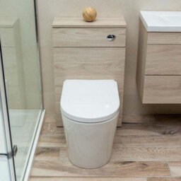 Plum&clay Novela Light Wood Back To Wall Toilet Wc Unit (W)500mm - thumbnail 3