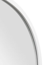Mirroroutlet The Arcus White Metal Framed Arched Mirror 100Cm X 70Cm - thumbnail 5