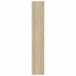 Berkfield Highboard Sonoma Oak 80X42.5X249 Cm Engineered Wood - thumbnail 7