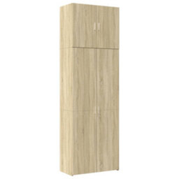 Berkfield Highboard Sonoma Oak 80X42.5X249 Cm Engineered Wood - thumbnail 2
