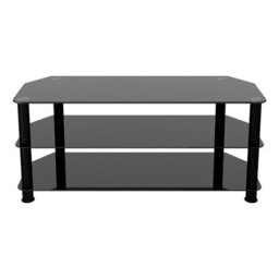 "Avf Classic 1.14M Glass Corner Tv Stand, For Tvs Up To 55"" - Black" - thumbnail 9