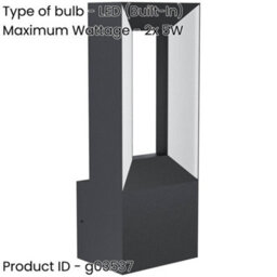 Loops Sleek Modern Black Led Wall Light For Indoor Spaces - Stylish Home Illumination - thumbnail 2