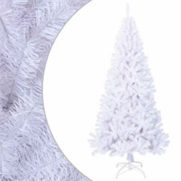 Walplus Artificial Christmas Tree With Thick Branches White 180 Cm Pvc - thumbnail 1