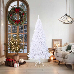 Walplus Artificial Christmas Tree With Thick Branches White 180 Cm Pvc - thumbnail 2