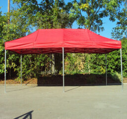 Crocodile Trading 3M X 6M Trader-Max 30 Commercial Instant Shelter Pop Up Gazebos Frame & Canopy - Red - thumbnail 5