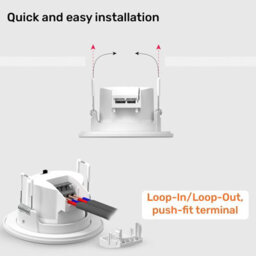 Paul Russells Led Downlight White Tilt Recessed Ceiling Spotlight  4.8W 480 Lumens, Ip44, Colour Changeable Cct3 Pack Of 10 - thumbnail 8
