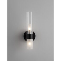 Luminosa Lighting Luminosa Century Wall Lamp Matt Black, Clear, Frost Led G9 2X5W - thumbnail 2