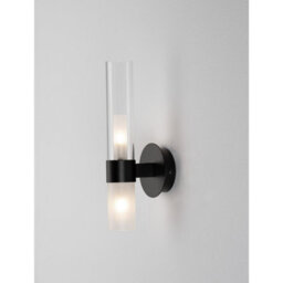 Luminosa Lighting Luminosa Century Wall Lamp Matt Black, Clear, Frost Led G9 2X5W - thumbnail 5