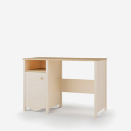 Arte Mia Sand Beige And Oak Vincenza Computer Desk 1100 X 510 X 760mm - thumbnail 1