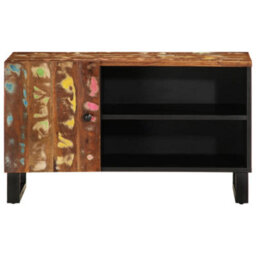 Berkfield Sturdy Tv Cabinet 80X33X46 Cm Solid Wood Reclaimed&engineered Wood - thumbnail 3