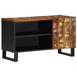 Berkfield Sturdy Tv Cabinet 80X33X46 Cm Solid Wood Reclaimed&engineered Wood - thumbnail 1